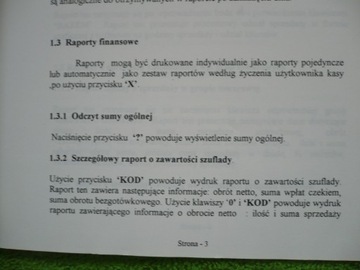 INSTRUKCJA SERWISOWA KAS ADAX-FASY ECR3000/3100