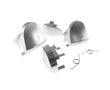 Przyciski pada PS4 Alu R1 L1 R2 L2 JDS-040 Srebrne