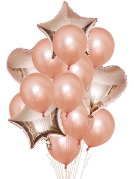 balony Złoty róż preferowany zestaw tego roku K20