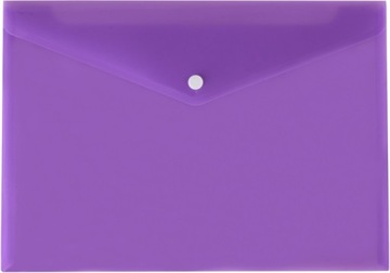 Teczka kopertowa A4 BIURFOL zatrzask fioletowa