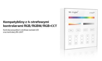 ЗОНАЛЬНЫЙ КОНТРОЛЛЕР MI-LIGHT ДЛЯ СВЕТОДИОДНЫХ РАБОТ RGBW