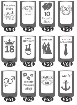 Стакан для водки с гравировкой этикеток ГРАВИРОВКА