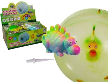 BALON PIŁKA DINOZAUR do nadmuchania zabawka