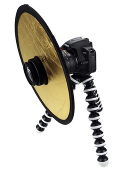 2 W 1 OKRĄGŁA BLENDA FOTO 30 CM NA OBIEKTYW + ETUI
