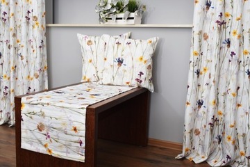 ГОТОВЫЙ ШТОР ЦВЕТЫ ЦВЕТЫ ЧЛЕНЫ 140 Х 180