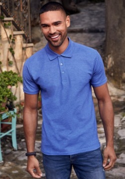 ФУТБОЛКА ПОЛО 65/35 Fruit of The Loom изумрудный L