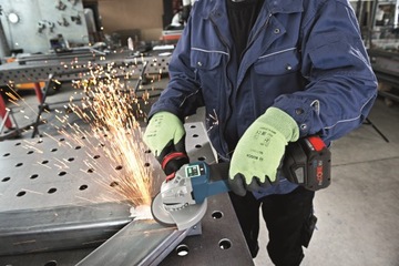 GWS 18V-10 Шлифмашина BOSCH 2x8,0 Ач L-BOXX