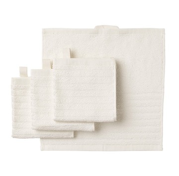 IKEA ręcznik do rąk VAGSJON 30x30 biały mały 4
