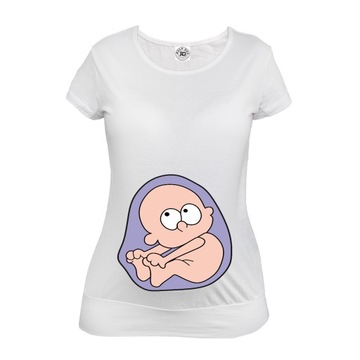 ŚMIESZNA KOSZULKA CIĄŻOWA CIĄŻOWE WZORY BABY31