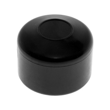 Kapturki zaślepki do słupków ogrodzeniowych 42 mm czarne 50 szt.