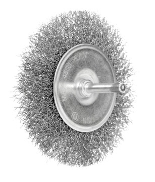 ПРОВОЛОЧНАЯ ДИСКОВАЯ ЩЕТКА ЛАТУННЫЙ ХВОСТОВИК 100ММ