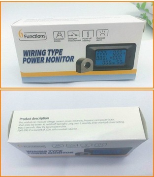 Измеритель мощности - измеритель напряжения и тока ваттметр переменного тока