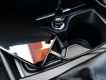 SZYBKA MOCNA ŁADOWARKA SAMOCHODOWA 2XUSB 3.4A