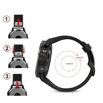 PASEK DO GARMIN FENIX 3 3HR 5X 6X QUICKFIT KOLORY