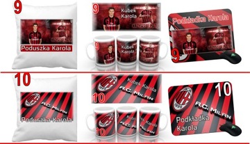 НАБОР AC MILAN ПОДУШКА+КРУЖКА+ПОД+ИМЯ