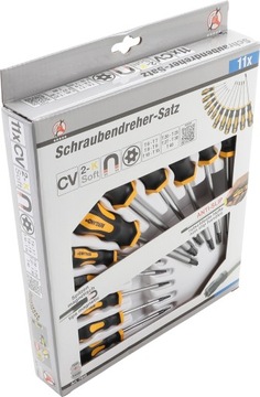 WKRĘTAKI TORX T6-T40 Z OTWOREM ZESTAW 11 SZT
