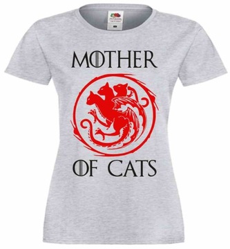 Mother Of Cats, kot , T-shirt koszulka