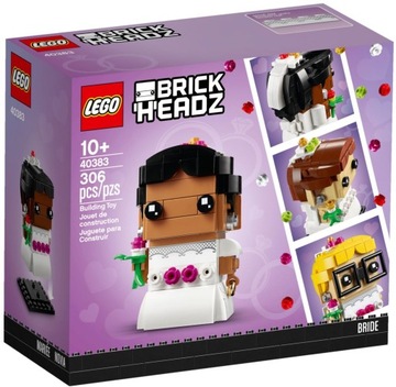 Klocki LEGO BrickHeadz 40383 Panna Młoda NOWE Zestaw Ślub Para Prezent