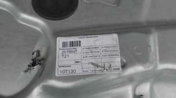 MERCEDES ML W164 MECHANIZMUS OKNO PRAVÝ PŘEDNÍ