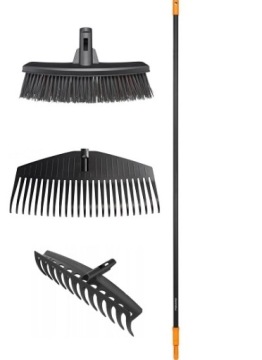 Грабли для травы FISKARS 12 зубьев универсальные 41x167 см SOLID 1003466 135066