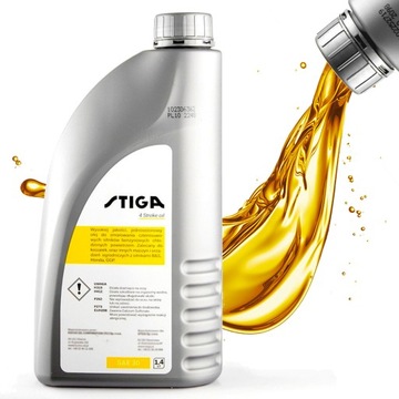 Масло для четырехтактных двигателей SAE30 STIGA 1,4л.