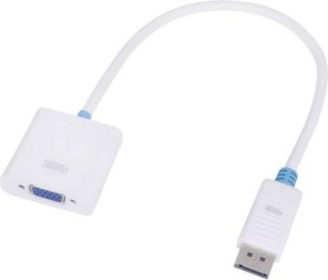 Adapter przewód 0,3 m DisplayPort do VGA MUTEC Zestaw 2 sztuki