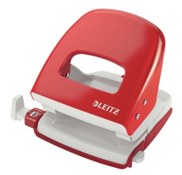 Дырокол Leitz 5008, до 30 листов, красный