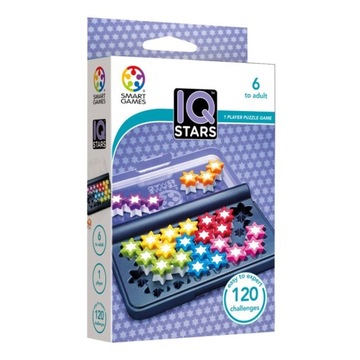 SMART GAMES GRA LOGICZNA IQ STARS - 120 zadań