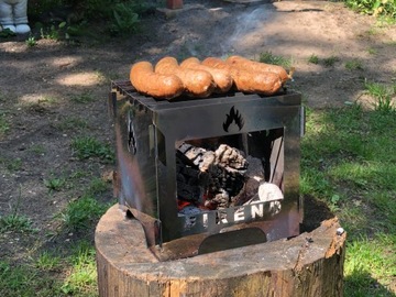 Металлический гриль 20х20х20см FIRE