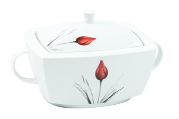 LUBIANA VICTORIA TULIPAN 3830 WAZA 2,7 L PORCELANOWA Z DZIURKĄ