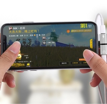 Adapter 2w1 / Lightning Audio / iPhone 11 / 11 Pro