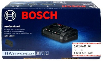 USB зарядное устройство 10,8В 12В 14,4В 18В GAX18V-30 BOSCH