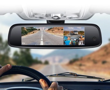 Регистратор ТАКСИ, 3 камеры, зеркало, Android ADAS 4G