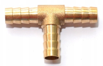 TRÓJNIK ŁĄCZNIK MOSIĄDZ DO WĘŻY MOSIĘŻNY 8X8X8 mm