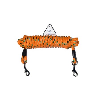 Веревочный ремешок для лошади. Мягкая веревка 8 метров/10 мм.