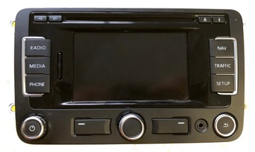 RADIO NAWIGACJA TOURAN PASSAT GOLF 3C0035270B KOD