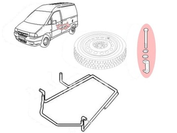 ВИНТ ЗАПАСНОГО ШИНЫ ДЛЯ CITROEN BERLINGO