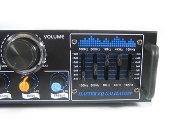 УСИЛИТЕЛЬ СТЕРЕО AMPLITUNER 0096 USB MP3 FM 2XMIC
