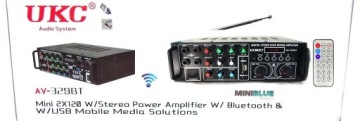 USB SD MP3 FM УСИЛИТЕЛЬ 240 Вт BLUETOOTH КАРАОКЕ