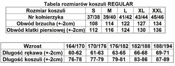 Koszula na spinki POLSKA Regular 37 176/182