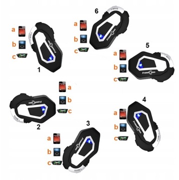 FreedConn T-Max S V3 Bluetooth-интерком для 5 шлемов