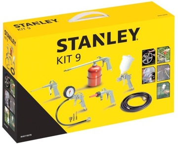 КОМПЛЕКТ ДЛЯ ПОКРАСКИ STANLEY КОМПРЕССОР ШЛАНГ ПИСТОЛЕТ