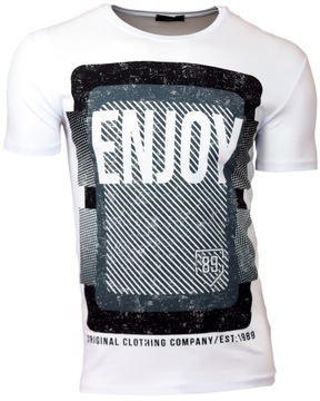 KOSZULKA MĘSKA T-SHIRT _ ENJOY _ T52 _ r. XXL