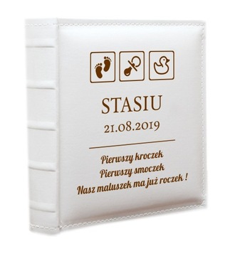 Album na zdjęcia z GRAWEREM 200 Prezent NA ROCZEK