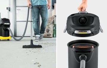 KARCHER AD 4 КАМИН ПЫЛЕСОС ГРИЛЬ ПЕЧЬ ЯСЕНЬ