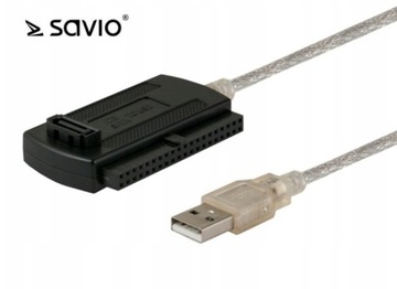 Адаптер SAVIO AK-07 IDE SATA/ATA — вход USB 2.0