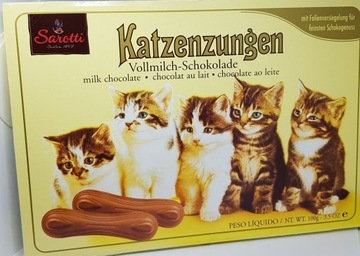 Czekoladki Kocie Języczki z Niemiec