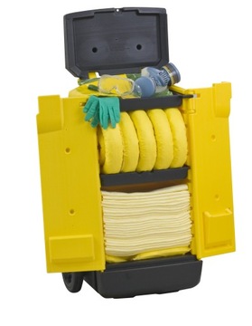 Sorbent sorbenty chemiczny KWASY ZASADY wózek