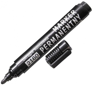 MARKER PISAK PERMANENTNY CZARNY GRUBY