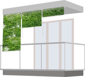 ROLETA bluszczowa bluszcze 80wzorów BALKON 86x150